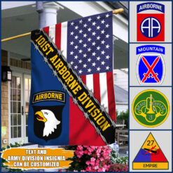 Personalized Flag United States Divisions THB3134FCT - House Flag ( 29.5"x39.5″)