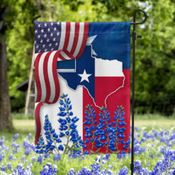 Texas Bluebonnet Flag MLN1111F - Garden Flag (11.5″ x 17.5″)