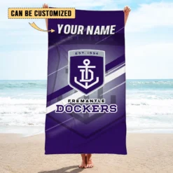Auspiritmerch Fremantle Dockers Pool Travel Beach and Bath Towels for Kids and Adults