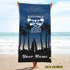 Auspiritmerch Geelong Cats Pool Travel Beach and Bath Towels for Kids and Adult