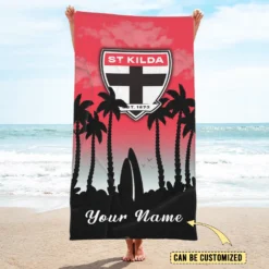 Auspiritmerch St Kilda Saints Pool Travel Beach and Bath Towels for Kids and Adult