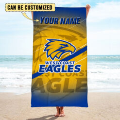 Auspiritmerch West Coast Eagles Pool Travel Beach and Bath Towels for Kids and Adults