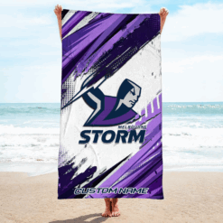 Auspiritmerch Melbourne Storm Pool Travel Beach and Bath Towels for Kids and Adults