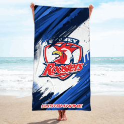 Auspiritmerch Sydney Roosters Pool Travel Beach and Bath Towels for Kids and Adults