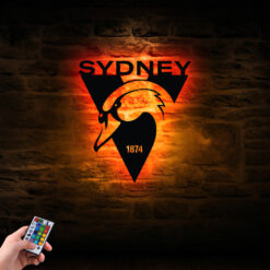 Auspiritmerch Sydney Swans Wall Art LED Gifts For Fans