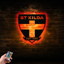 Auspiritmerch St Kilda Saints Wall Art LED Gifts For Fans