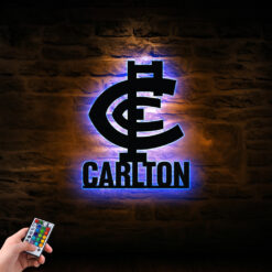 Auspiritmerch Carlton Blues Wall Art LED Gifts For Fans