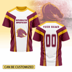 Auspiritmerch Brisbane Broncos Personalized T Shirt Gift For Fans