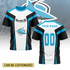 Auspiritmerch Cronulla-Sutherland Sharks Personalized T Shirt Gift For Fans
