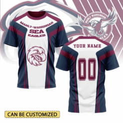 Auspiritmerch Manly Warringah Sea Eagles Personalized T Shirt Gift For Fans