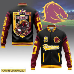 Auspiritmerch Brisbane Broncos Personalized Baseball Jacket Gifts For Fans