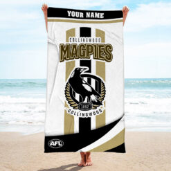 Auspiritmerch Collingwood Pool Travel Beach and Bath Towels for Kids and Adults