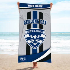 Auspiritmerch Geelong Cats Pool Travel Beach and Bath Towels for Kids and Adults