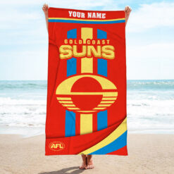 Auspiritmerch Gold Coast Suns Pool Travel Beach and Bath Towels for Kids and Adults
