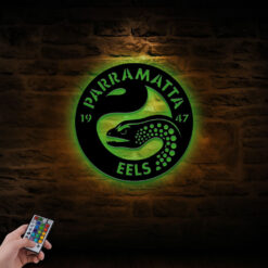 Auspiritmerch Parramatta Eels Wall Art LED Gifts For Fans