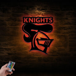 Auspiritmerch Newcastle Knights Wall Art LED Gifts For Fans