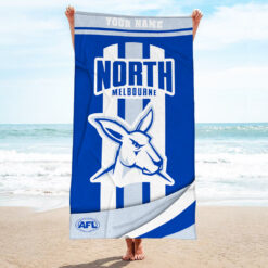 Auspiritmerch North Melbourne Pool Travel Beach and Bath Towels for Kids and Adults