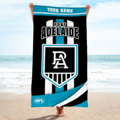 Auspiritmerch Port Adelaide Pool Travel Beach and Bath Towels for Kids and Adults