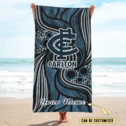 Auspiritmerch Carlton Blues Pool Travel Beach and Bath Towels for Kids and Adult