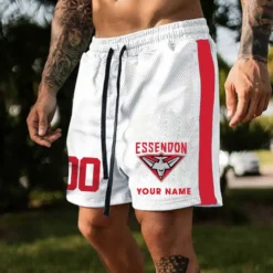 Auspiritmerch Essendon Custom Name And Number Short Pants Gift For Fans