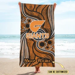 Auspiritmerch GWS Giants Pool Travel Beach and Bath Towels for Kids and Adult