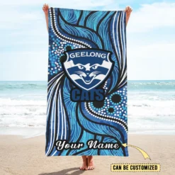 Auspiritmerch Geelong Cats Pool Travel Beach and Bath Towels for Kids and Adult