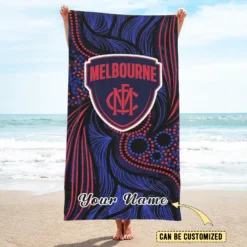 Auspiritmerch Melbourne Demons Pool Travel Beach and Bath Towels for Kids and Adult