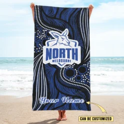 Auspiritmerch North Melbourne Pool Travel Beach and Bath Towels for Kids and Adult