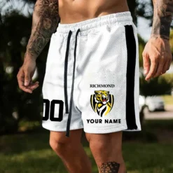 Auspiritmerch Richmond Tigers Custom Name And Number Short Pants Gift For Fans