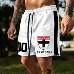 Auspiritmerch St Kilda Saints Custom Name And Number Short Pants Gift For Fans