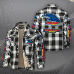 Auspiritmerch Adelaide Crows Fleece Thermal Cotton Jacket Gift For Fans