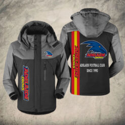 Auspiritmerch Adelaide Crows Parka Windbreaker Jacket Gift For fans