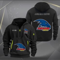 Auspiritmerch Adelaide Crows Personalized Sports Hoodie Zipper Gift For Fans