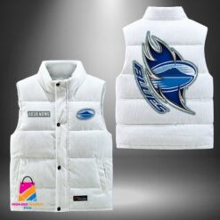 Auspiritmerch Blues Personalized Style Sleeveless Puffer Jacket Gift For Fans