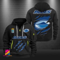 Auspiritmerch Blues Sports Hoodie Zipper Gift For Fans