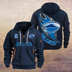 Auspiritmerch Blues Sports Hoodie Zipper Gift For Fans