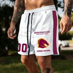 Auspiritmerch Brisbane Broncos Custom Name And Number Short Pants Gift For Fans