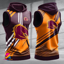 Auspiritmerch Brisbane Broncos Hooded Tank Top Gift For Fans