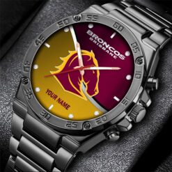 Auspiritmerch Brisbane Broncos Personalized Fashion Hand Watch Gift For Fans