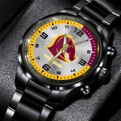 Auspiritmerch Brisbane Broncos Personalized Stainless Steel Hand Watch Gift For Fans