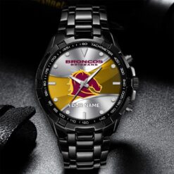 Auspiritmerch Brisbane Broncos Personalized Style Alloy Men Quartz Watch Gift For Fans