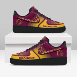 Auspiritmerch Brisbane Broncos Sports Air Low-Top Sneakers Shoes For Men And Women
