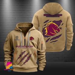 Auspiritmerch Brisbane Broncos Sports Hoodie Zipper Gift For Fans