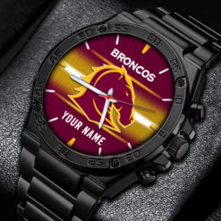 Auspiritmerch Brisbane Broncos Sports Personalized Fashion Hand Watch Gift For Fans