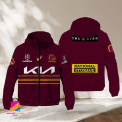 Auspiritmerch Brisbane Broncos Sports Windbreaker Jacket For Fans