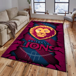 Auspiritmerch Brisbane Lions Fashion Carpet Rug Gift For Fans