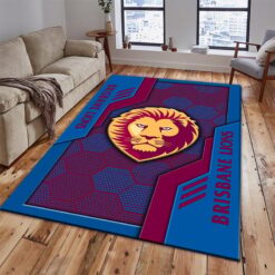 Auspiritmerch Brisbane Lions Fashion Carpet Rug Gift For Fans