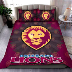 Auspiritmerch Brisbane Lions Personalized Bedding Set Gift For fans