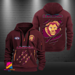 Auspiritmerch Brisbane Lions Sports Hoodie Zipper Gift For Fans