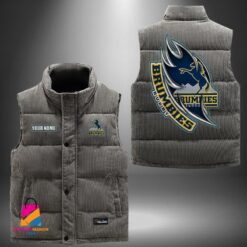 Auspiritmerch Brumbies Personalized Style Sleeveless Puffer Jacket Gift For Fans